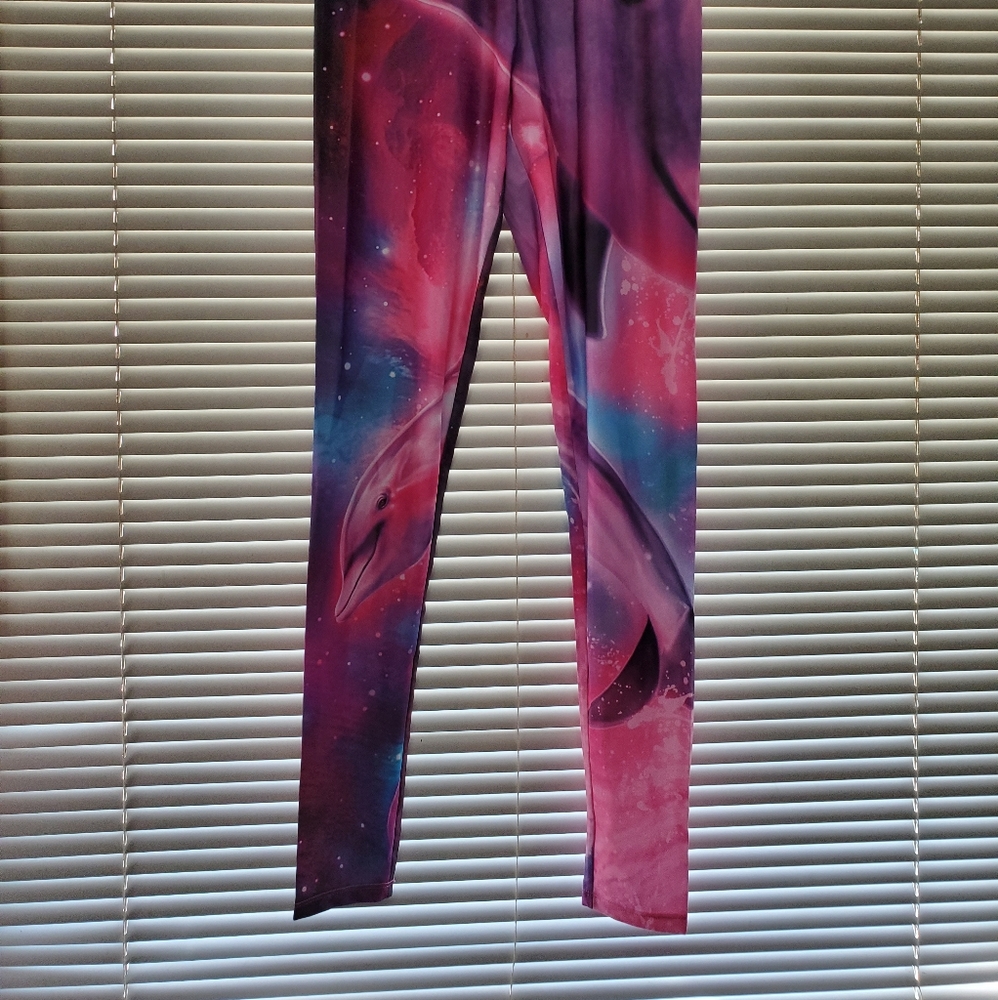 Galaxy dolphin leggings - Picture 2 of 8